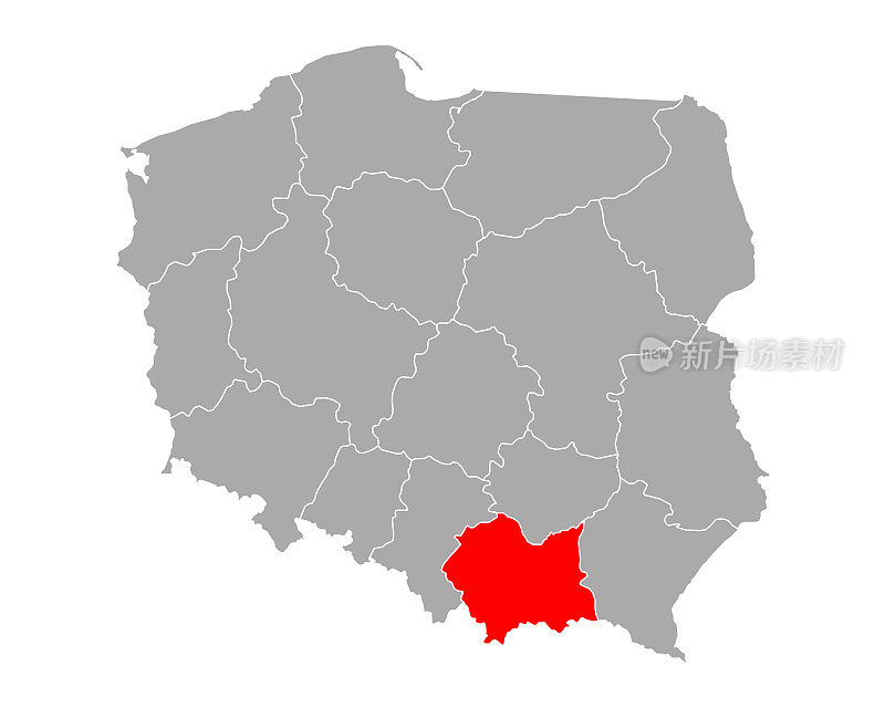 波兰马洛波尔斯基地图