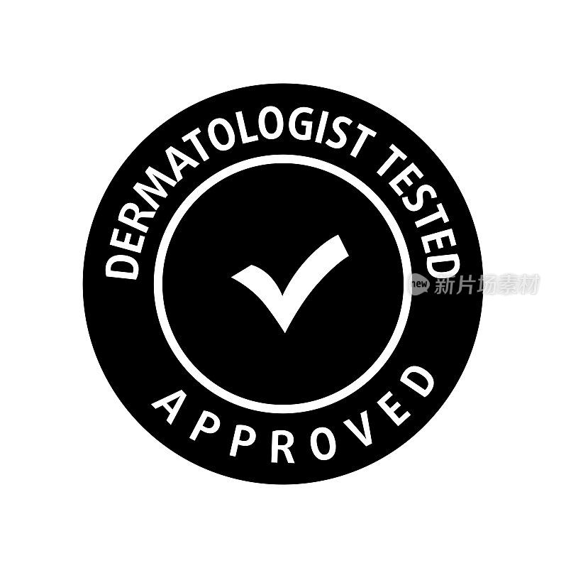 皮肤科医生测试了批准的圆形印章。