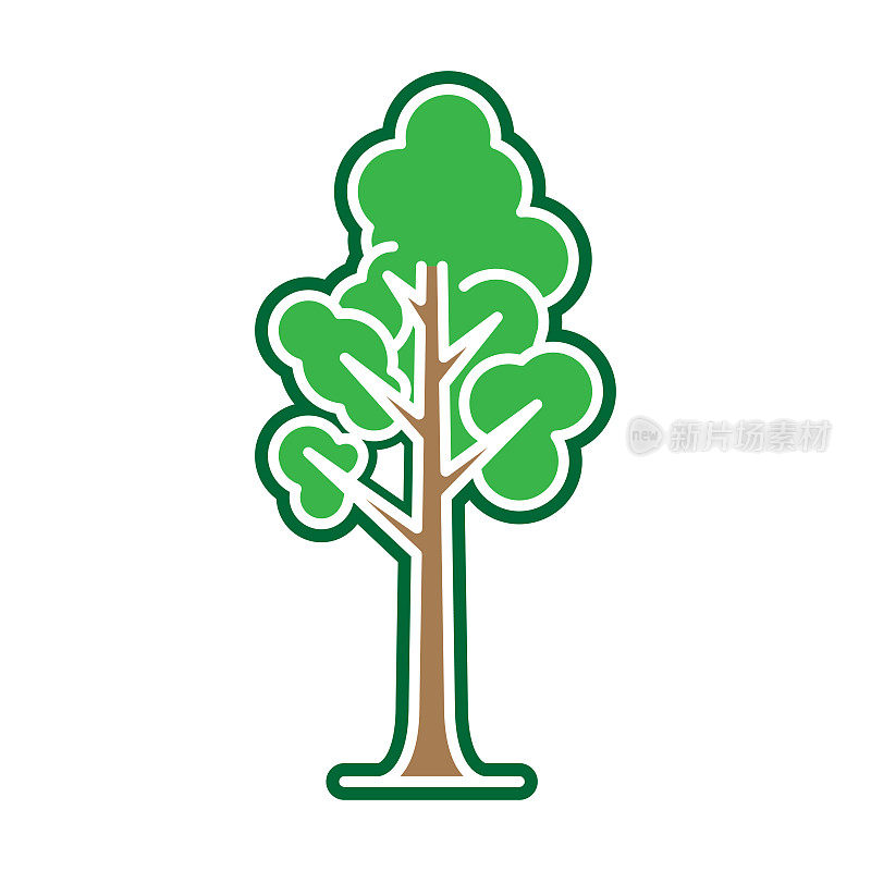 树图标。
