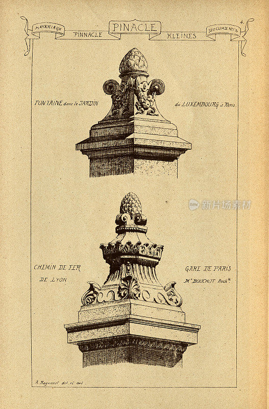 建筑的顶峰，建筑史，装饰和设计，艺术，法国，维多利亚，19世纪