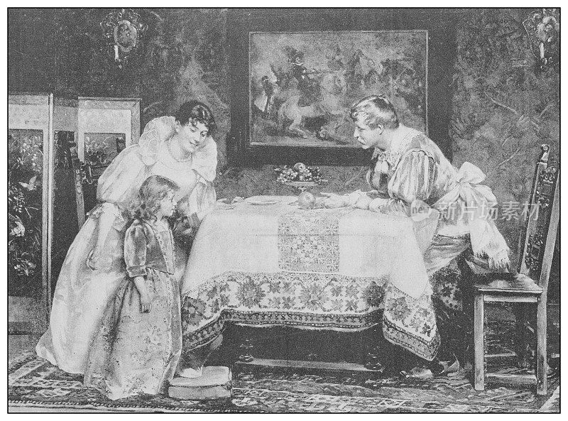19世纪施罗德的名画《我们的宝贝》
