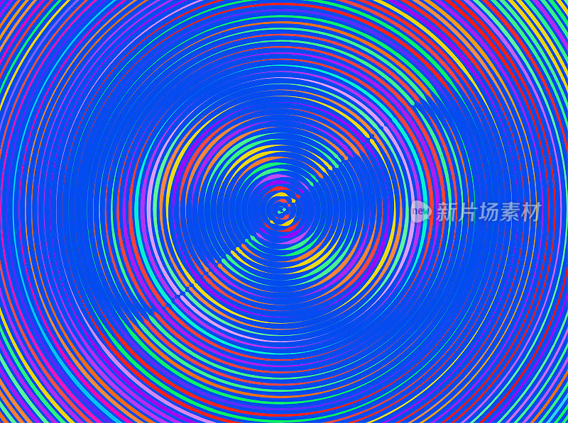抽象色彩圆圈条纹几何图案横幅背景
