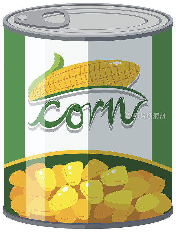 铝罐玉米