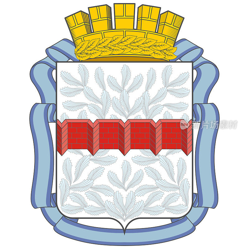 俄罗斯联邦鄂木斯克的盾形纹章