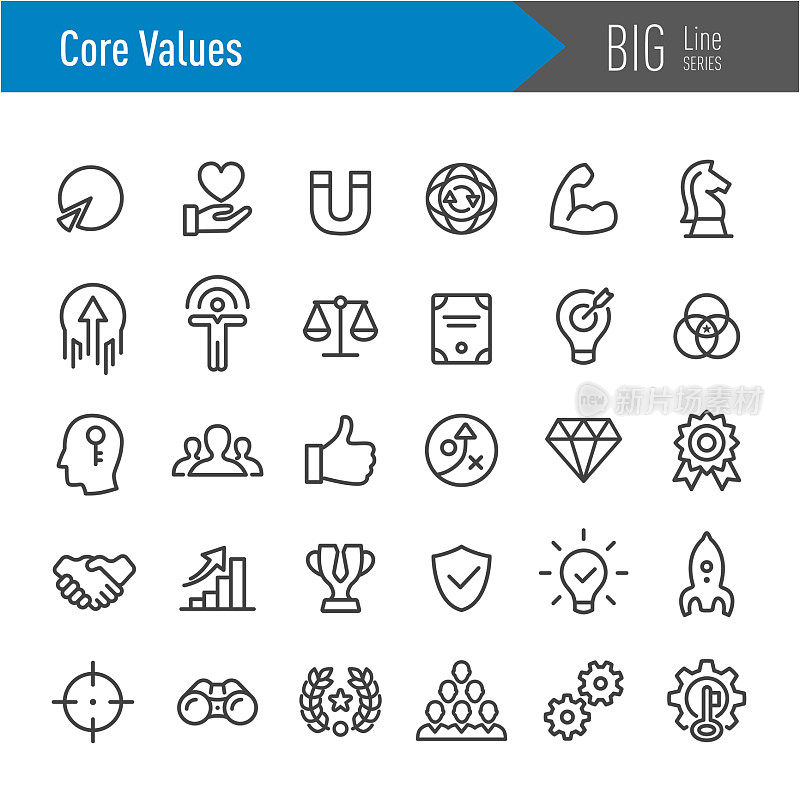 核心图标集-大线系列