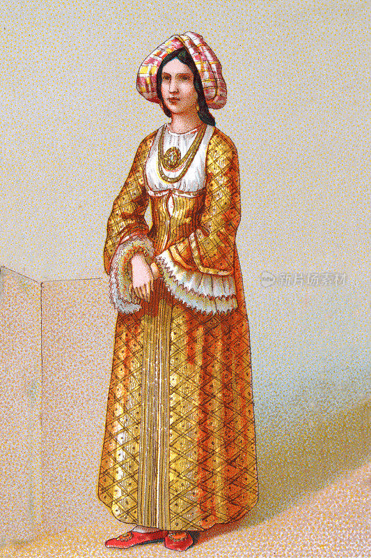 僧伽罗妇女的服装，19世纪，时尚史
