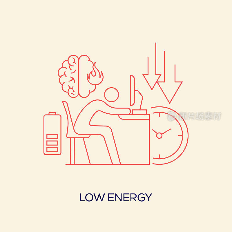 低能量相关矢量概念插图