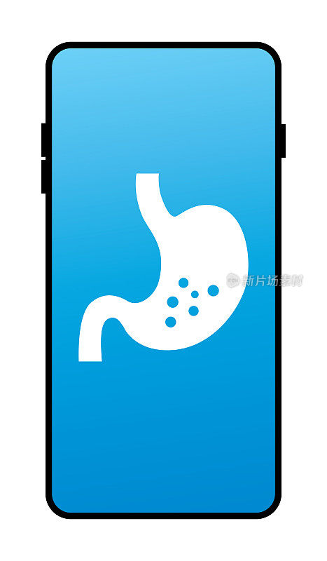 胃智能手机图标