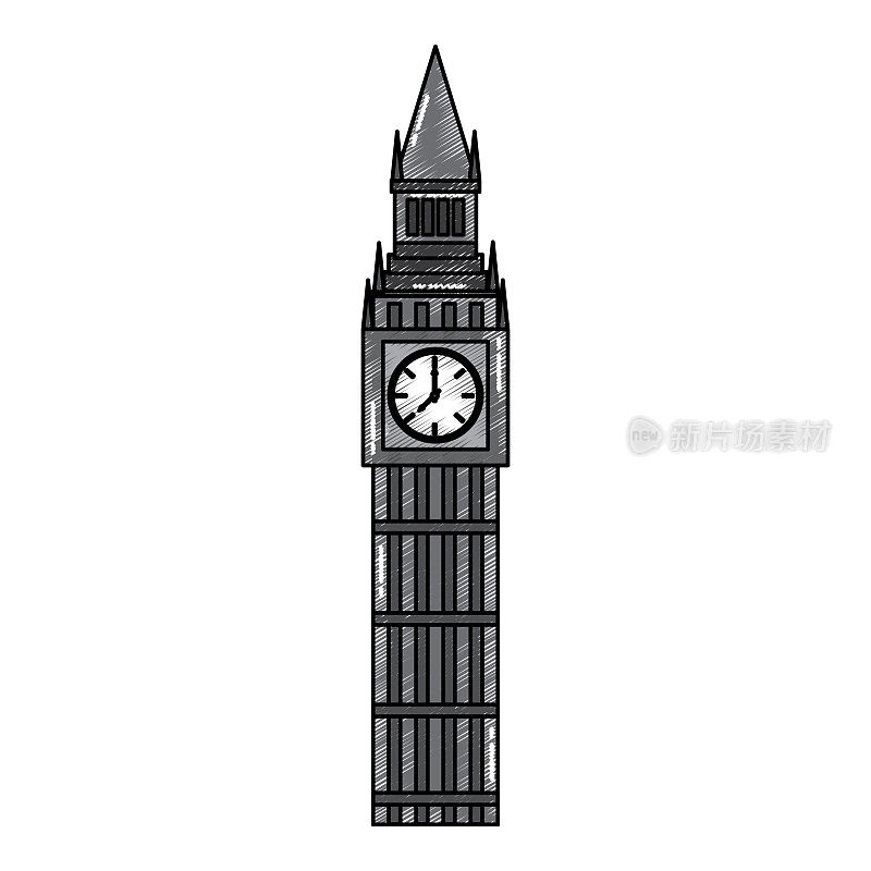 大本钟是伦敦塔的标志