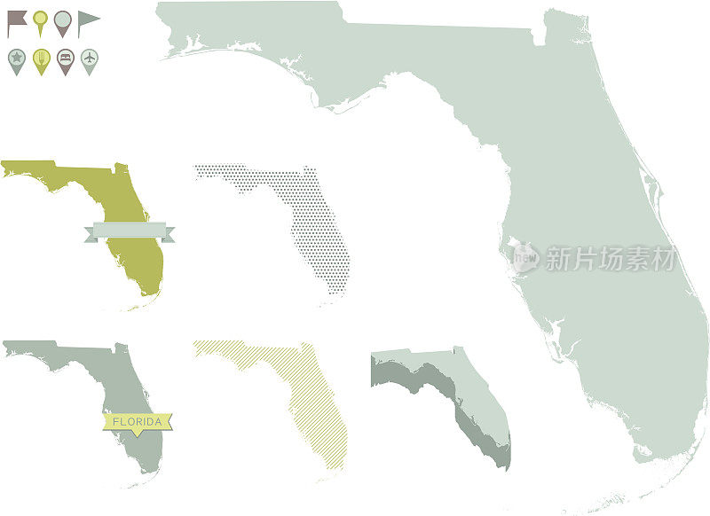 佛罗里达州立地图