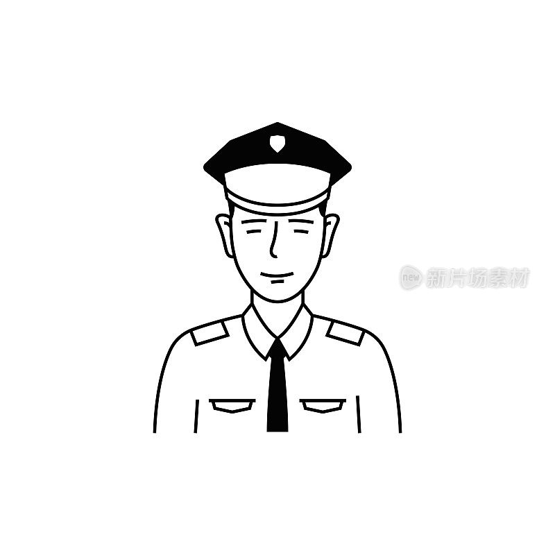 警察一行图标