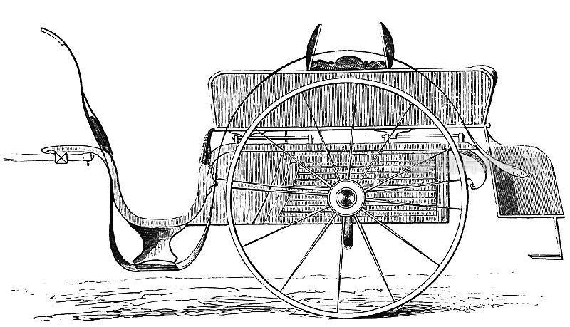 1851年伦敦水晶宫展览，两轮马车