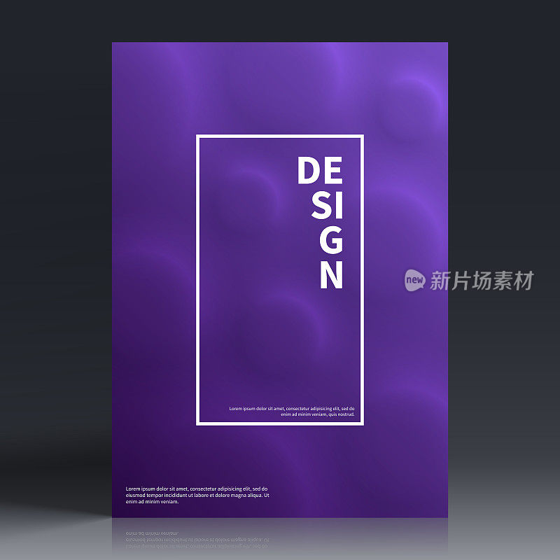 宣传册模板排版，紫色封面设计，商业年报，传单，杂志