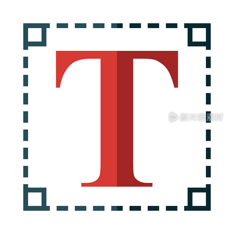 排版图标上透明的背景