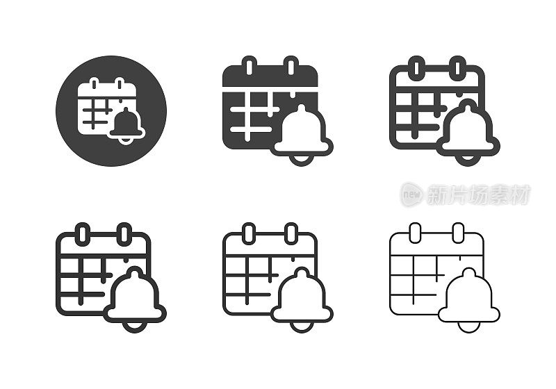 通知日历图标-多系列