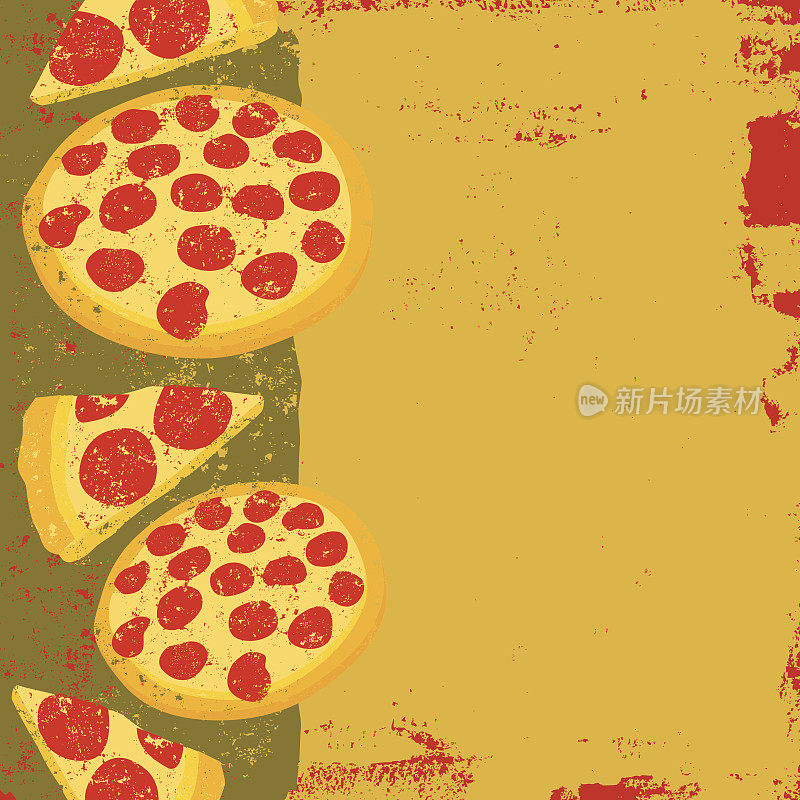 美味的披萨的背景