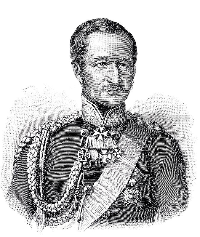 爱德华・冯・博宁，普鲁士步兵将军兼战争部长。