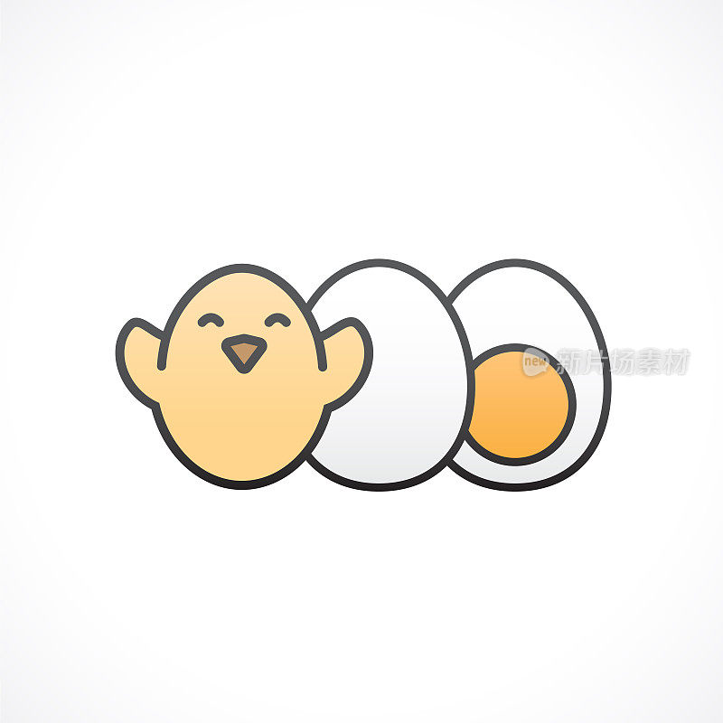 全蛋和半蛋和鸡