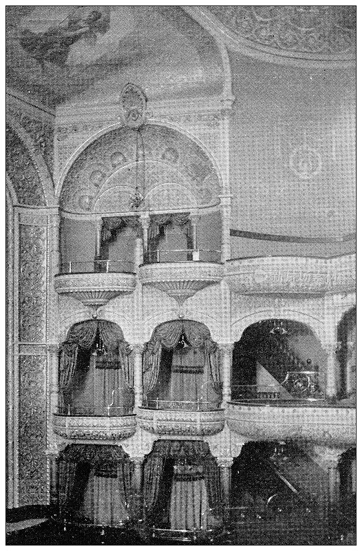 汉普顿县，马萨诸塞州的古董图像:吉尔摩歌剧院，斯普林菲尔德