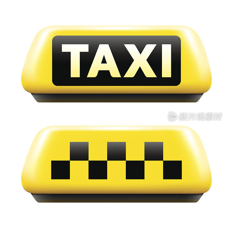出租车标志设置