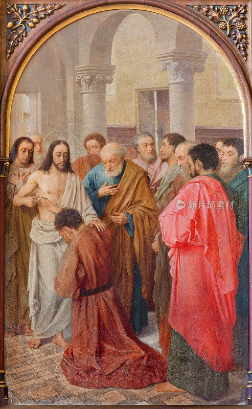布鲁日-耶稣和多马的怀疑
