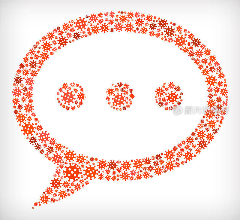 流感病毒图标模式