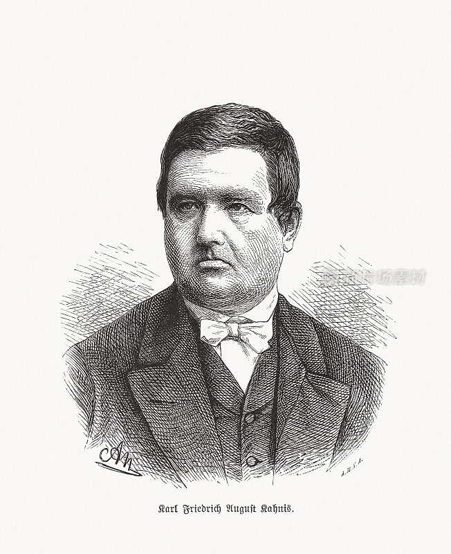 卡尔・弗里德里希・奥古斯特・卡尼斯(1814-1888)，德国新路德派神学家，1893年出版