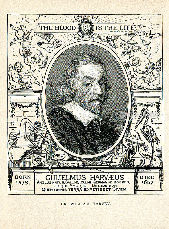 威廉・哈维,英国医生,1896年