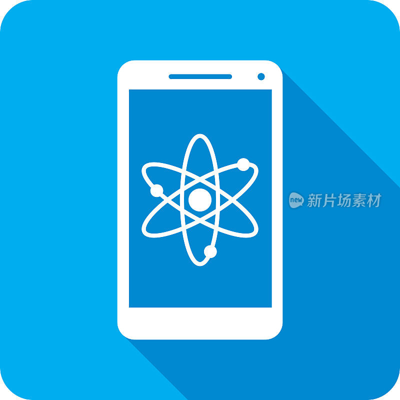 Atom智能手机图标剪影