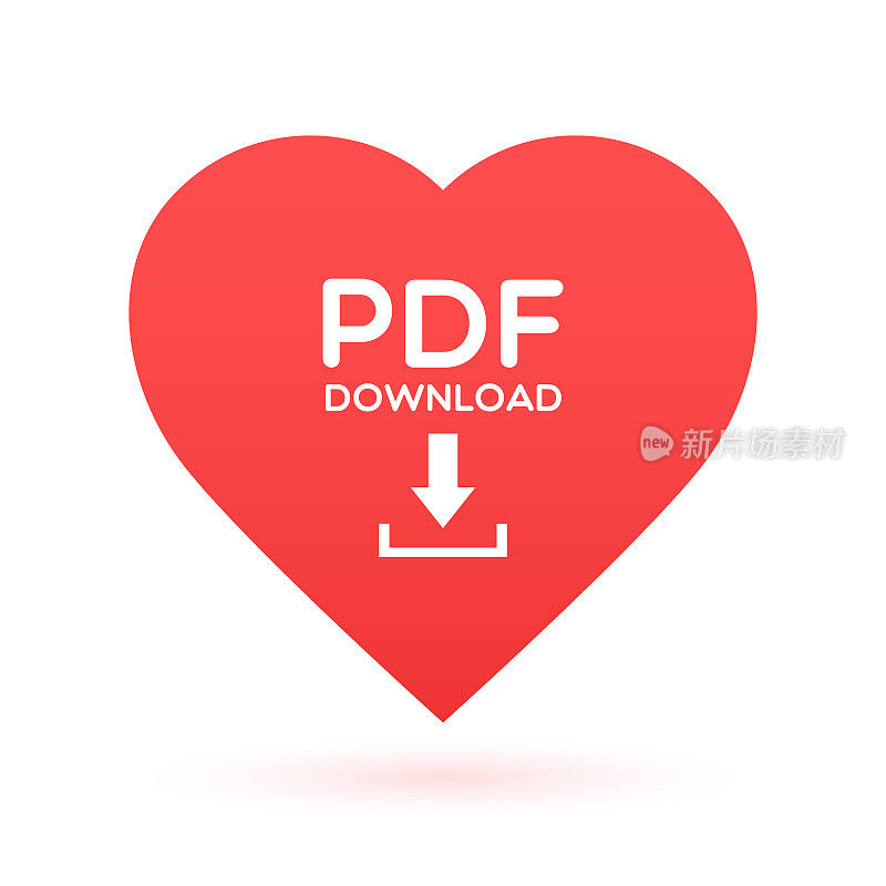 PDF文件下载文件夹图标。