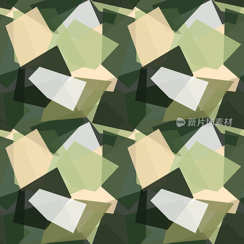 抽象三角形无缝图案。不规则几何低聚墙纸。多边形的背景。