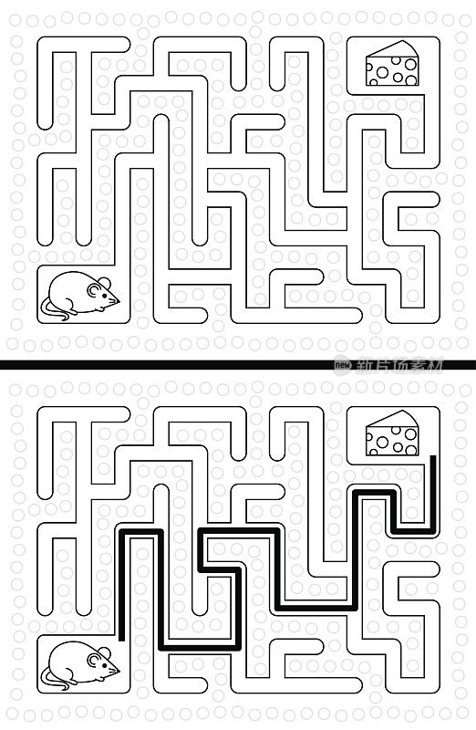 简单的鼠标迷宫