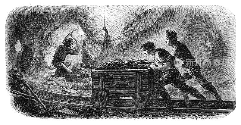 1862年，在美国加利福尼亚州寻找黄金的矿工