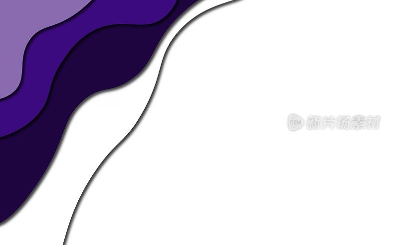 抽象现代波浪暗影分层背景