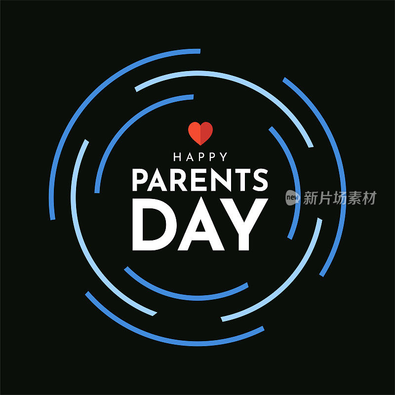 父母节快乐的背景,海报。向量
