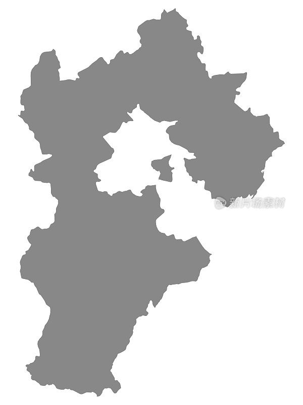 河北省灰色地图