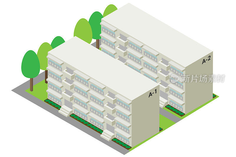 等距住房复杂