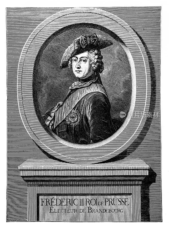腓特烈二世(1712-1786)是普鲁士国王，也是普鲁士的国王