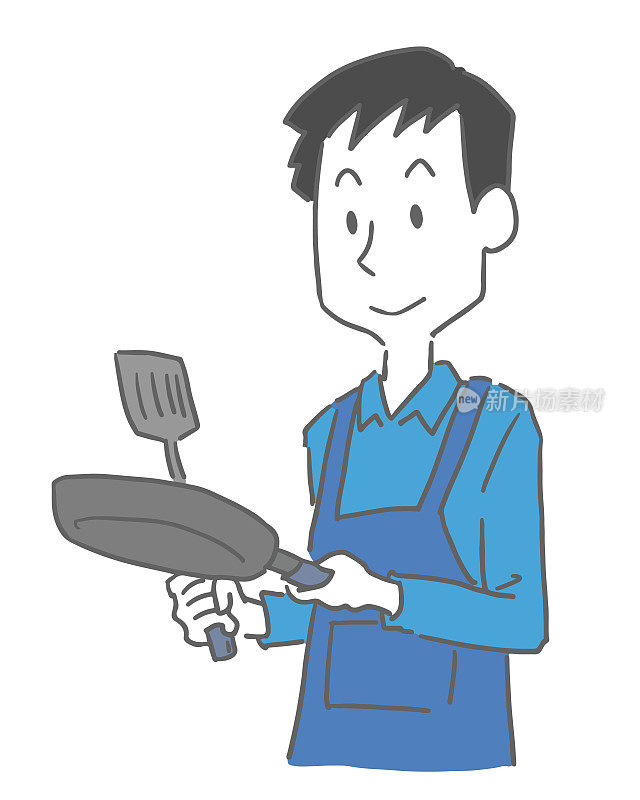 男人做饭