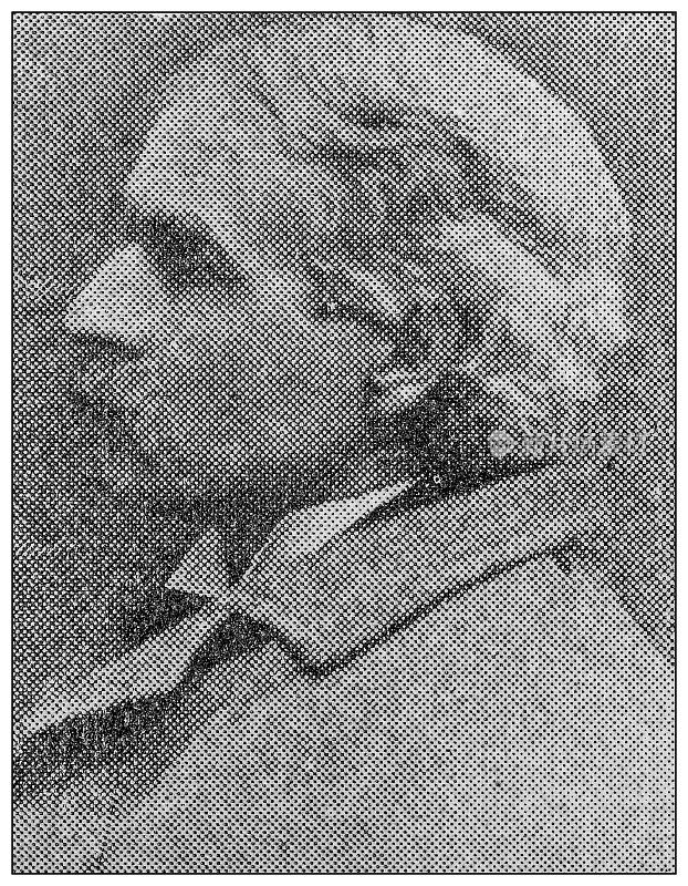 名人的古董肖像:约翰・阿尔比