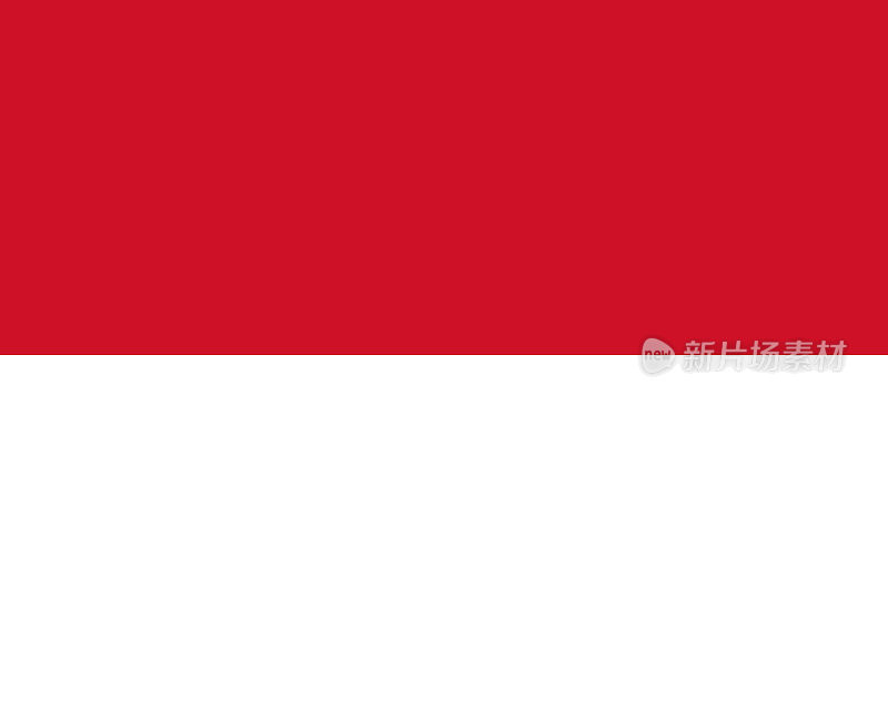 摩纳哥的旗帜。官方颜色的国家象征。模板图标。摘要向量背景