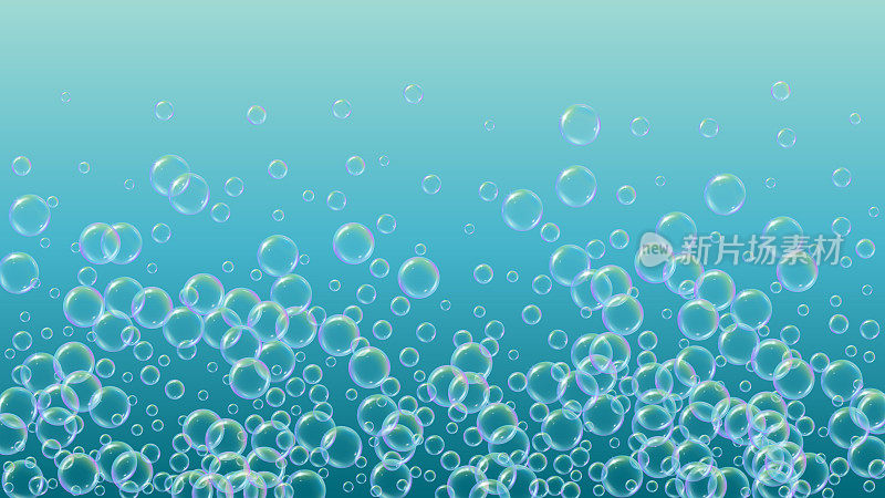 肥皂泡沫。用于浴缸的洗浴泡沫和泡沫。洗发水。
