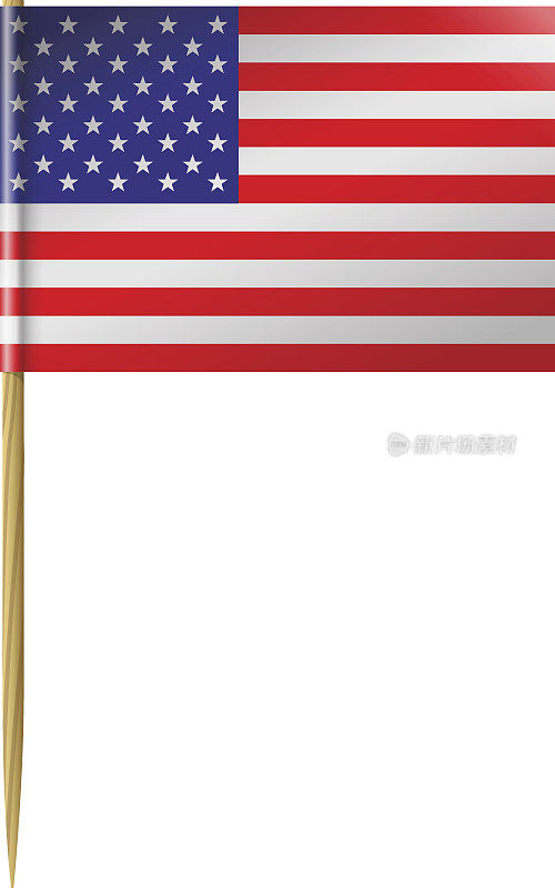 美国国旗牙签