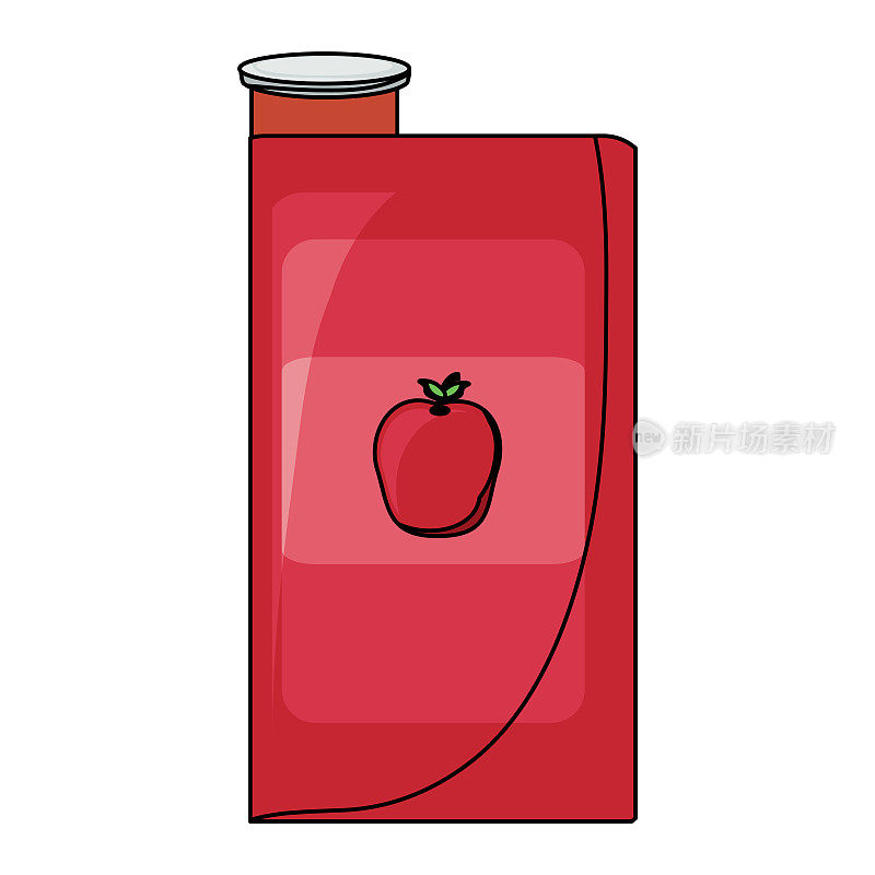苹果汁盒图标