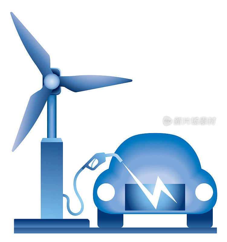 风力发电电动汽车充电