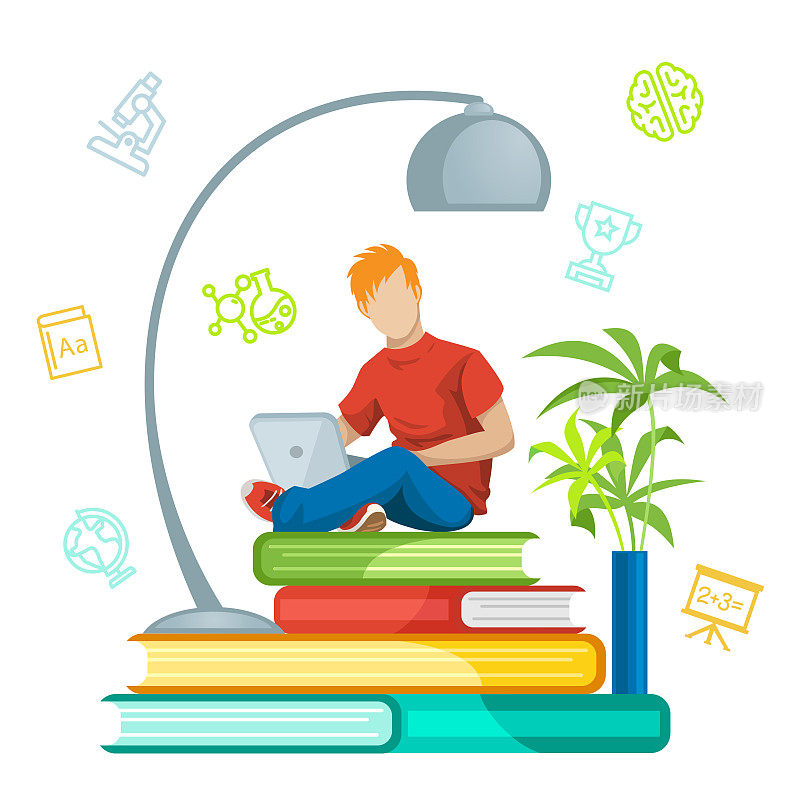 在线教育或e-Learning概念