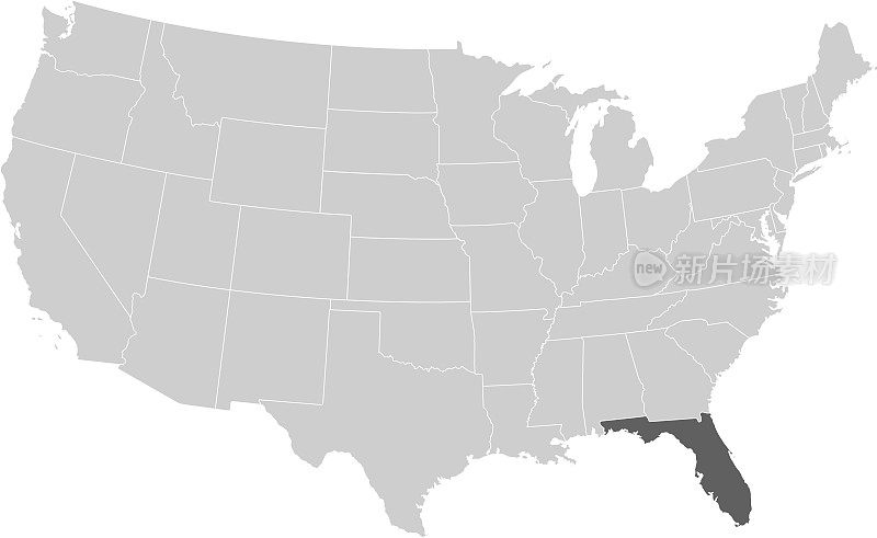 福罗里达州地图