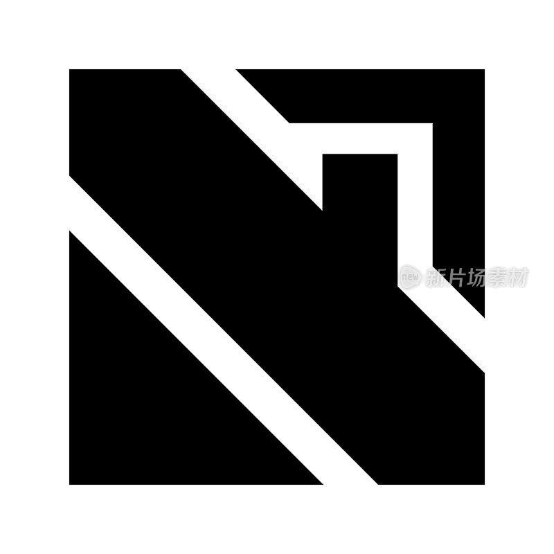 N为建筑、家居、房屋、房地产、建筑、物业的标志设计。