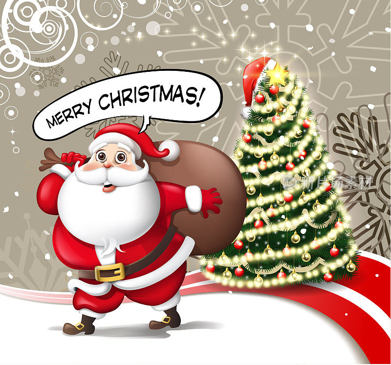 华丽的圣诞老人