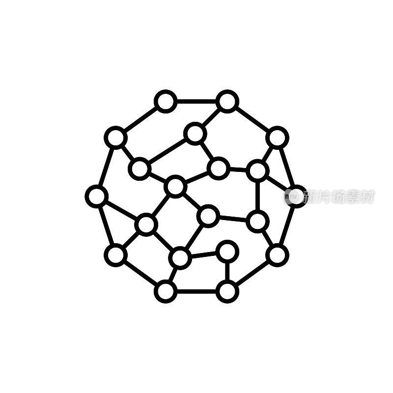 网络线路图标